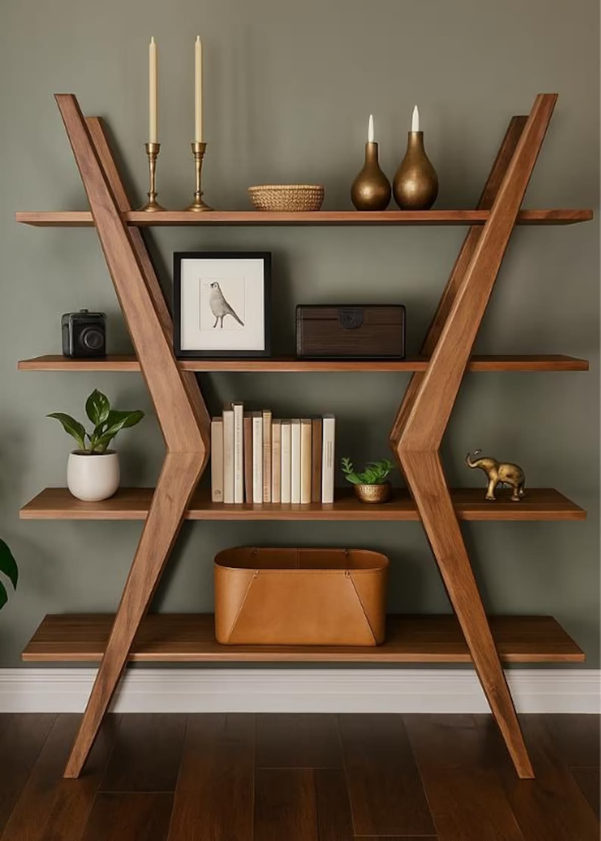 Designer Ergonomic Credenza featuring Natural Matte PU Lacquer Coat #30